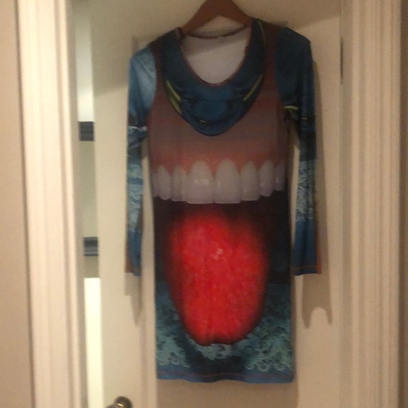 none Dresses & Skirts - Silk screen art work dress